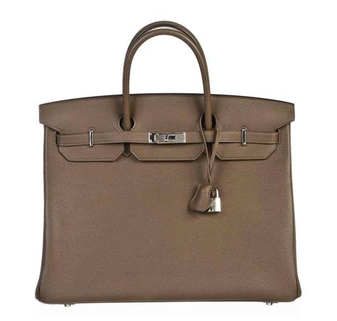 hermes birkin bag taupe|HERMES Togo HAC Birkin 40 Taupe 1483505 .